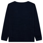 Heart Knit Sweater - Navy
