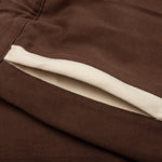 Heavy Cotton Track Pant - Brown