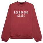 Heavy Fleece Crewneck - Crimson