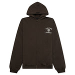 Heavy Fleece Fullzip Hoodie - Brown