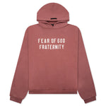 Heavy Fleece Hoodie - Crimson