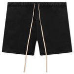 Heavy Fleece Soccer Short - Black