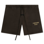 Heavy Fleece Soccer Short - Brown