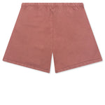 Heavy Fleece Soccer Short - Crimson