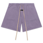 Heavy Fleece Soccer Short - Lavender