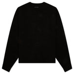Heavy Waffle Cardigan - Black