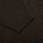 Heavy Waffle Cardigan - Brown