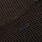 Heavy Waffle Cardigan - Brown