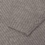 Heavy Waffle Cardigan - Heather Gray