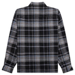 Heavy Washed Plaid Shirt - Blue