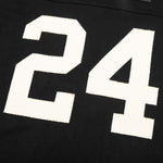 Heavy cotton 24 Football Jersey - Black