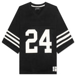 Heavy cotton 24 Football Jersey - Black
