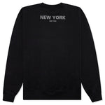 New York Postcard Crewneck - Black