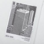 New York Postcard Hoodie - Icy Blue