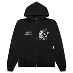 Hermes Zip Hoodie - Jet Black