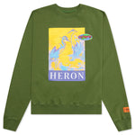 Crewneck OS Heron KK22 - Green/Yellow