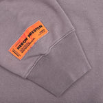 Flaming Skull Crewneck - Grey/Black