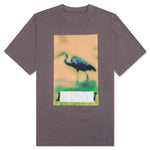 Heron Censored S/S Tee - Grey/Yellow