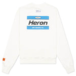 Heron Gum Crewneck - Cream/Light Blue