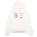 Medieval Heron Hoodie - White/Red