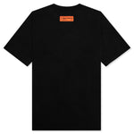 Misprinted Heron S/S Tee - Black/Black