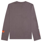 Multi Heron Censored L/S Tee - Grey/Multicolor