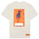 OS Noise Censored S/S Tee - Melange Grey/Orange