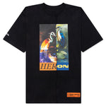 OS Split Herons S/S Tee - Black/Orange