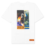 OS Split Herons S/S Tee - White/Orange