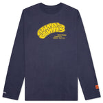 Oversize CTNMB Warp L/S Tee - Anthracite