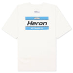 Reg Heron Gum S/S Tee - Cream/Light Blue