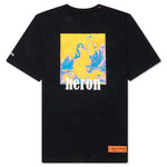 S/S T-Shirt ES OS Herons - Black/Yellow