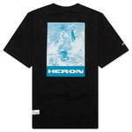S/S T-Shirt ES OS Herons Litho - Black/Blue
