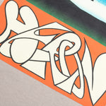 S/S Tee OS Heron Abstract - Grey/Orange