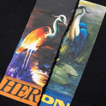 Split Herons Hoodie - Black/Orange