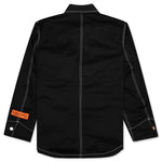 White Stitch Ghost Pocket Jacket - Black