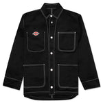 White Stitch Ghost Pocket Jacket - Black