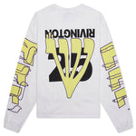 His Own Racing L/S Tee - Optic White