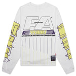 His Own Racing L/S Tee - Optic White