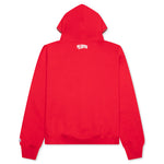 HMU Zip Front Hoodie - Red