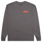 Allens Inferno L/S Tee - Charcoal