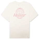Honor Globe Logo Tee - Cream