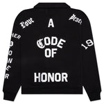 Honor The Gift Mascot Henley Sweater - Black