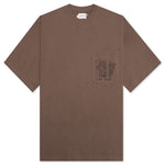 Honor The Gift Mascot Pocket S/S Tee - Brown