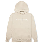 Logo Print Hoodie - Beige