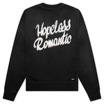 Hopeless Romantic Oversized Crew - Black
