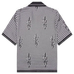 Houndstooth Bowling Shirt - Black
