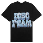 Over Size Fit Ice Block S/S Knit  - Stretch Limo