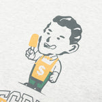Bobble S/S Tee - Light Heather Grey