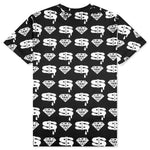 Diamonds and Dollars S/S Tee - Black